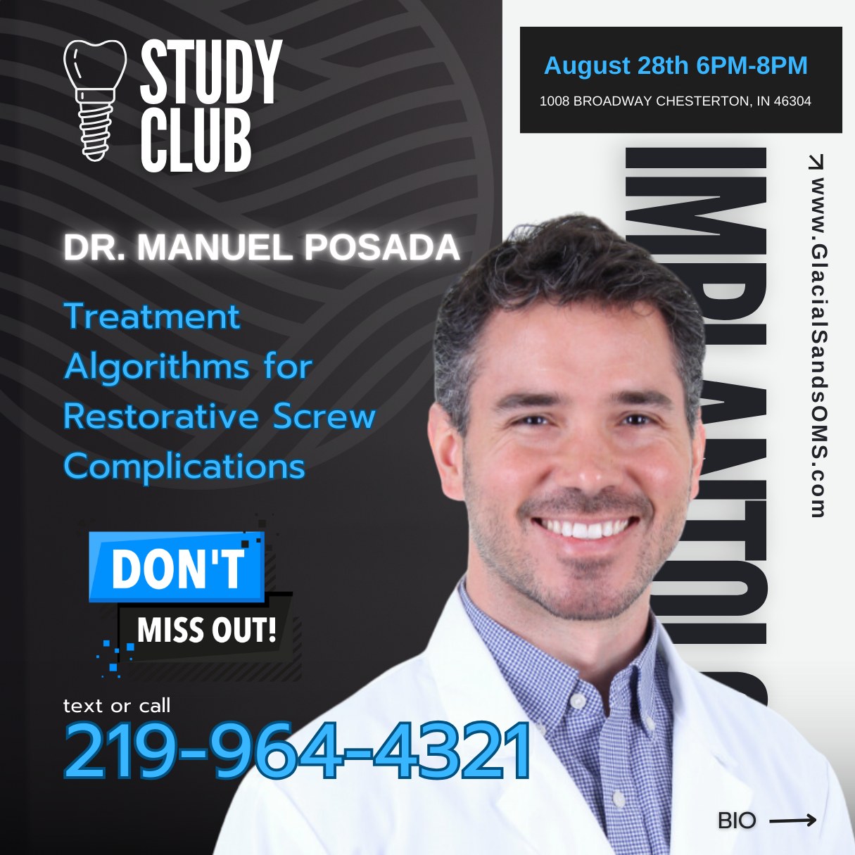 Past study club session at Glacial Sands OMS, Chesterton